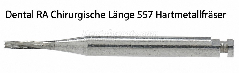 10 St&uuml;ck RA SURG 557# Winkelst&uuml;ck-Schaft Hartmetallbohrer Zahnmedizin Verj&uuml;ngungsriss Zahnbohrer